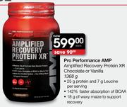 GNC Pro Performance AMP Amplified Recovery Protein XR Chocolate Or Vanilla-1368g Each