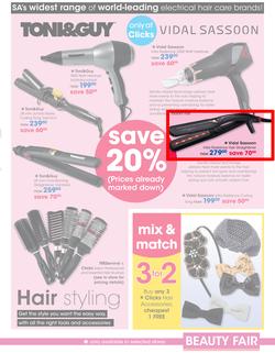 Clicks : Beauty Fair (18 Aug - 20 Sep 2014), page 23