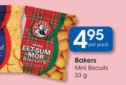 Bakers Mini Biscuits-33g-Per Pack