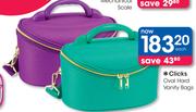 Clicks Oval Hard-Vanity Bags-Each