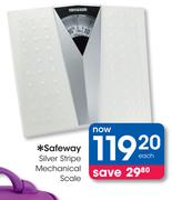 Safeway Silver Stripe Mechanical Scale-Each