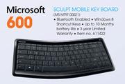 Microsoft Sculpt Mobile Key Board (MS MT9T 0002)