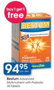 Bestum Advanced Multi Nutrient With Probiotic-30 Tablets
