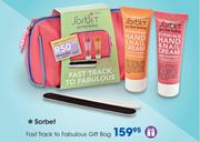 Sorbet Fast Track To Fabulous Gift Bag