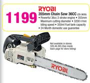 Ryobi 355mm Chain Saw 36cc CS-3635