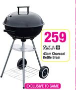 Out & About 43cm Charcoal Kettle Braai