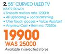 Hisense 55" UHD Curved LED TV 55XT910UWD