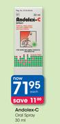 Andolex-C Oral Spray-30ml
