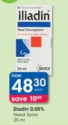 Iliadin 0.05% Nasal Spray-20ml