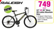 Raleigh 24" Or 26" Mens Or Ladies Mountain Bike