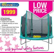 10 Foot Airzone Trampoline Combo