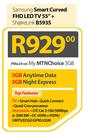 Samsung 55"Smart Curved FHD LED TV+ShareLink B593S-On My MTN Choice 3GB