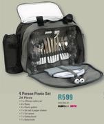 Camp Master 4 Person Picnic Set 24 Piece
