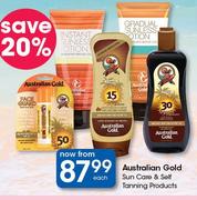 Australian Gold Sun Care & Self Tanning Products-Each