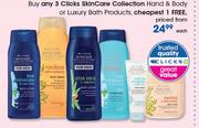 Clicks Skin Care Collection Hand & Body Or Luxury Bath Products-Each