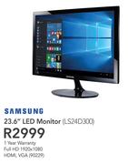 Samsung 23.6" LED Monitor LS24D300