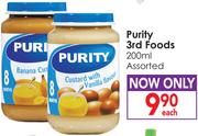 Purity 3rd Foods Assorted-200ml Each