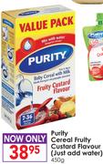 Purity Cereal Fruity Custard Flavour Just Add Water-450g