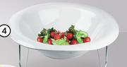 Clicks Serveware Dolomite Round Bowl In Stand