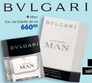 Bvlgari Man Eau De Toilette-30ml