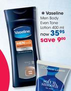 Vaseline Men Body Even Tone Lotion-400ml