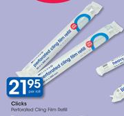 Clicks Perforated Cling Film Refill-Per Roll