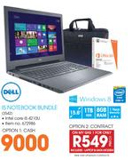 Dell i5 Notebook Bundle(3542)