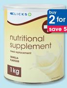 Clicks Diabetic Supplement-2 x 400g