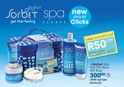 Sorbet Spa Into The Blue Gift Bag(With Full Size Product)