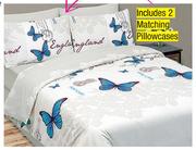 Always Home Double Butterly Duvet Cover-Per Set