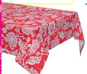 Always Home Table Cloth Red & White-140 x 180cm