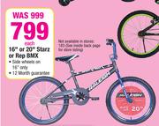 Raleigh 16" Or 20" Starz Or Rep BMX