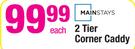 Mainstays 2 Tier Corner Caddy-Each