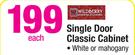 Wildberry Single Door Classic Cabinet