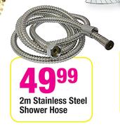  2m Stainless Steel Shower Hose