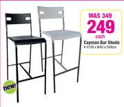 Cayman Bar Stools-H109 x W40 x D49cm Each