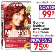 Garnier Nutrisse Ultra Color Or Creme Assorted Shades-Each