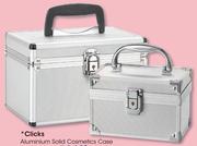 Clicks Medium Aluminium Solid Cosmetics Case