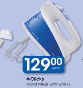 Clicks Hand Mixer with Whisks