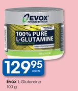 Evox L-Glutamine-100g Each