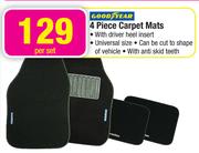 Good Year 4 Piece Carpet Mats-Per Set