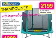 Bounce King 10 Foot Airzone Trampoline Combo