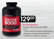 GNC Pro Performance Creatine Monohydrate 5000-250g
