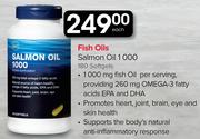 GNC Fish Oils Salmon Oil 1000-180 Softgels