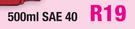 Castrol 500ml SAE 40