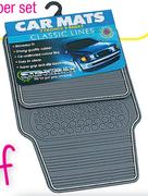 Stingray 4 Piece Heavy Duty Mat Set