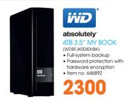 WD Absolutely 4TB 3.5" My Book WDBFJK0040BK