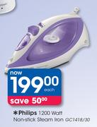 Philips 1200 Watt Non-Stick Steam Iron GC1418/30