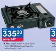 Alva Single Burner Butane Stove