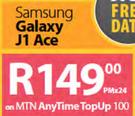 Samsung Galaxy J1 Ace-On MTN AnyTime TopUp 100